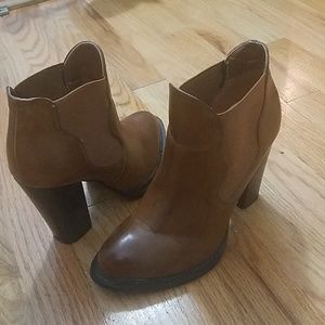 Brown booties